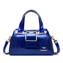 2 layer Large Capacity Tote Bag Luxury Handbags Women Bags Designer Crocodile Pattern Ladies Boston Shoulder Bag High Quality