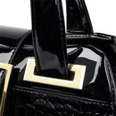 2 layer Large Capacity Tote Bag Luxury Handbags Women Bags Designer Crocodile Pattern Ladies Boston Shoulder Bag High Quality