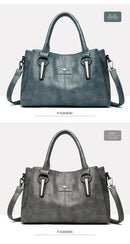 Genuine 3Layers High Quality Soft PU Leather Ladies Shoulder Crossbody Bags for Women  Luxury Handbags  Women  Designer A Main