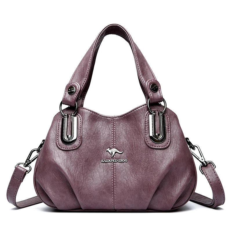 Genuine Brand Leather Women Handbag Luxury Designer Shoulder Crossbody Bags Ladies Purse Messenger Tote Bag Female Commuting Bag