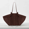 Custom Name Initials Large Capacity Faux Suede Tote Bags For Women Luxury Designer Handbags Purses 2024 New In Underarm Shoulder