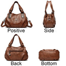 Genuine Brand Leather Women Handbag Luxury Designer Shoulder Crossbody Bags Ladies Purse Messenger Tote Bag Female Commuting Bag