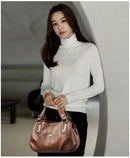 Genuine Brand Leather Women Handbag Luxury Designer Shoulder Crossbody Bags Ladies Purse Messenger Tote Bag Female Commuting Bag