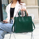 Burminsa Cowhide Genuine Leather Large Tote Handbags For Women 2024 Trend Designer Commuter Satchel Shopper Female Shouder Bags