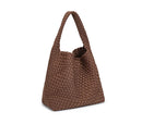 Bolsa em Neoprene Weave Bag Casual com bolsinha auxiliar