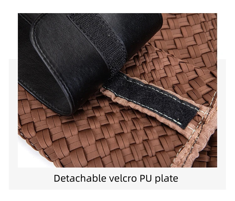 Bolsa em Neoprene Weave Bag Casual com bolsinha auxiliar