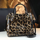 Genuine Leather Women Handbags New Tote Bag Fashion Crocodile Print Bucket Bag Retro Shoulder Messenger Bags Trend 2025