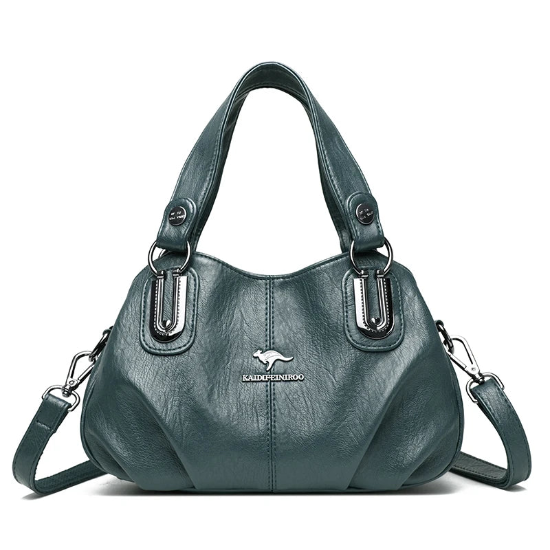 Genuine Brand Leather Women Handbag Luxury Designer Shoulder Crossbody Bags Ladies Purse Messenger Tote Bag Female Commuting Bag