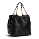 CHCH Women's Tote Bag 2024 New Steel Embossed Handbag Large Capacity Business Storage Bag