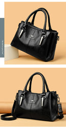 Genuine 3Layers High Quality Soft PU Leather Ladies Shoulder Crossbody Bags for Women  Luxury Handbags  Women  Designer A Main