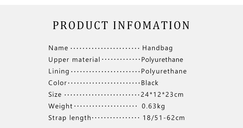 CH Simple Large Capacity Embossed Women's Shoulder Bag Pure Color Letter Pattern Design 2024 Fashion Luxury Backpacks