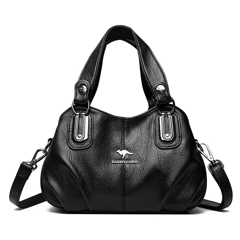 Genuine Brand Leather Women Handbag Luxury Designer Shoulder Crossbody Bags Ladies Purse Messenger Tote Bag Female Commuting Bag