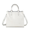 Burminsa Cowhide Genuine Leather Large Tote Handbags For Women 2024 Trend Designer Commuter Satchel Shopper Female Shouder Bags