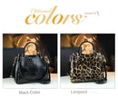 Genuine Leather Women Handbags New Tote Bag Fashion Crocodile Print Bucket Bag Retro Shoulder Messenger Bags Trend 2025