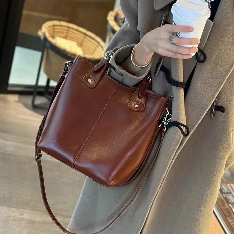 Bolsa Feminina ZENCY – Couro Legitimo & Design Sofisticad