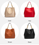 CHCH Women's Tote Bag 2024 New Steel Embossed Handbag Large Capacity Business Storage Bag