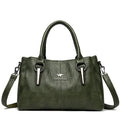 Genuine 3Layers High Quality Soft PU Leather Ladies Shoulder Crossbody Bags for Women  Luxury Handbags  Women  Designer A Main