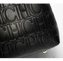 CHCH Women's Tote Bag New Steel Embossed Handheld Bun Mother Shopping Bag
